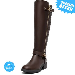 BRAND NEW DREAM PAIRS Knee-High Boots with Chunky Block Heel